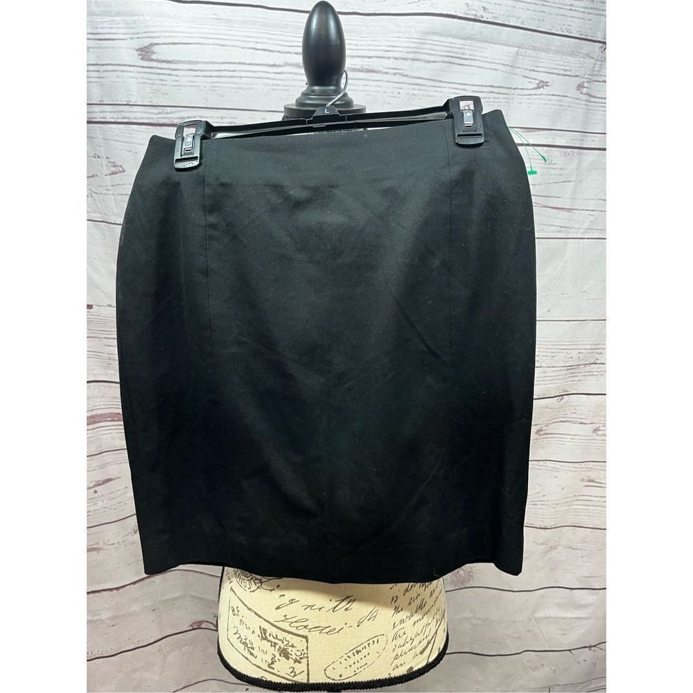 Banana Republic Petite Black Pencil Skirt Career Office Interview Work 2P